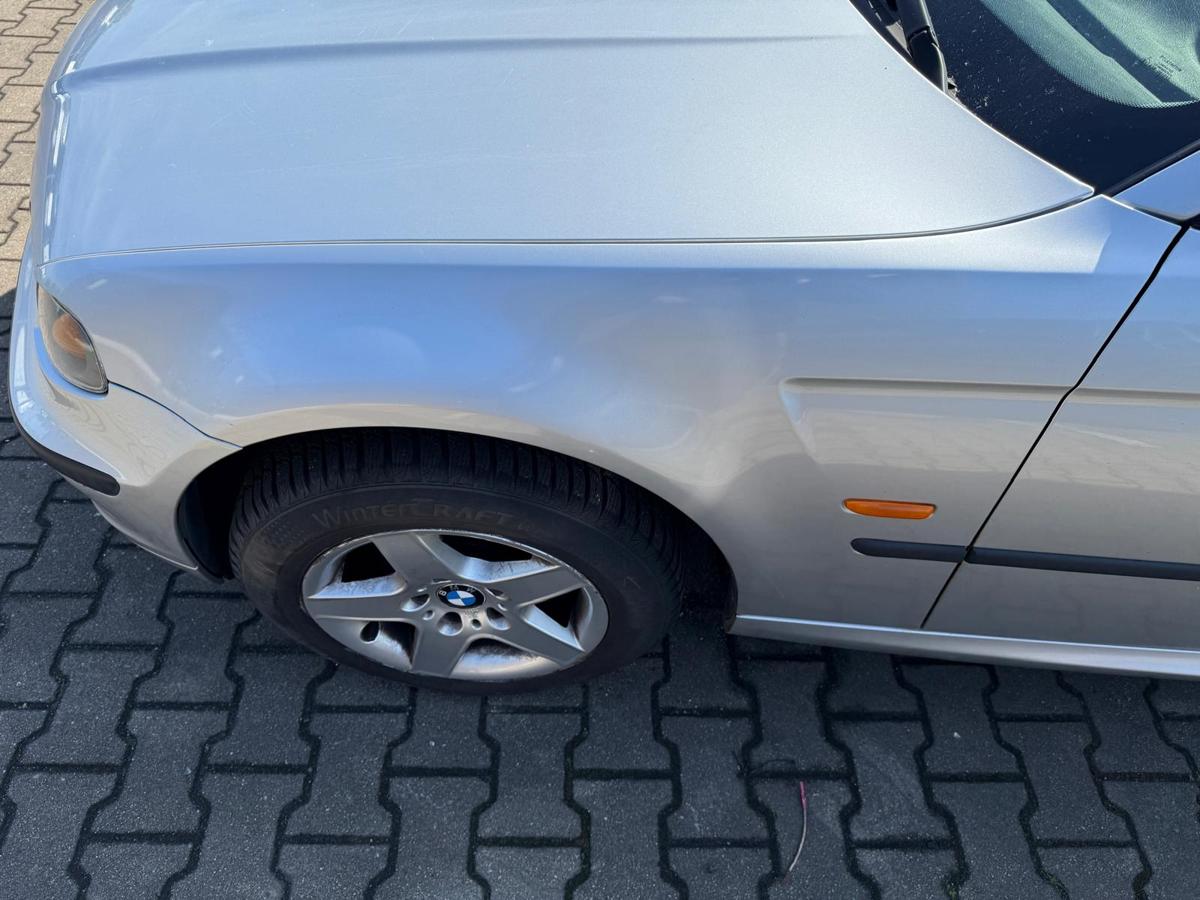 BMW E46 Compact original Kotflügel links 354 Titansilber Metallic BJ04